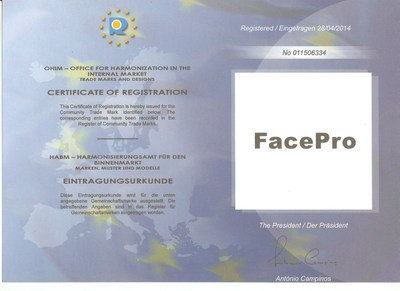 欧盟商标注册证书--软铸通信（中国）